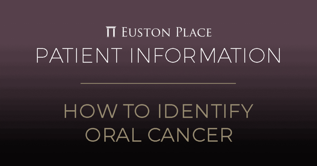 Patient information how to identify oral cancer